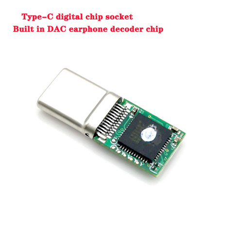 Alc4050 type-C to 3.5mm headphone adapter digital audio noise reduction headphone module connector ► Photo 1/5