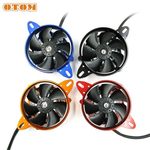 OTOM Oil Cooler Water Cooler New Electric Radiator Cooling Fan For 150cc 200cc 250cc Dirt Pit Bike Motorcycle ATV Quad Motocross ► Photo 1/6