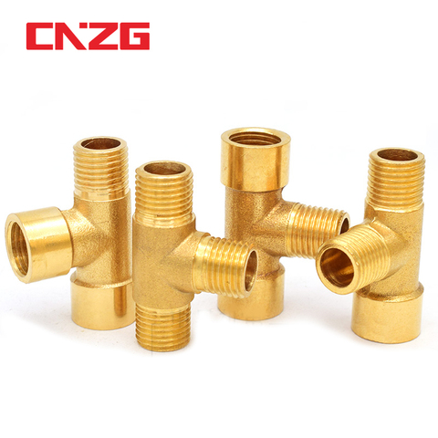 Brass Pipe Fitting  Water Oil Gas Coupler Connector Adapter Male Female Thread 1/8