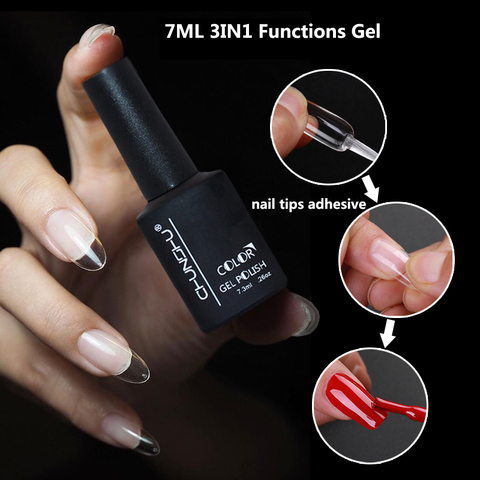 7ml Nail Glue For False Nails Adhesive Acrylic French Art False Nail Tips Function Nail Gel Fast Extension Sticking For Nail Gel ► Photo 1/6