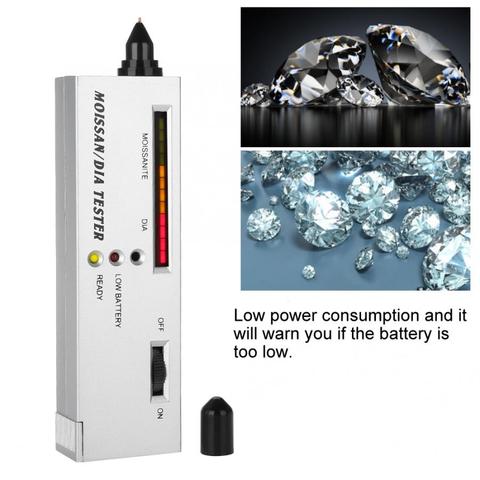 Professional Moissan LED Indicator Tester Moissanites Detector Pen Gemstone Diamonds Selector Jewelry Testing pick up Tool ► Photo 1/6