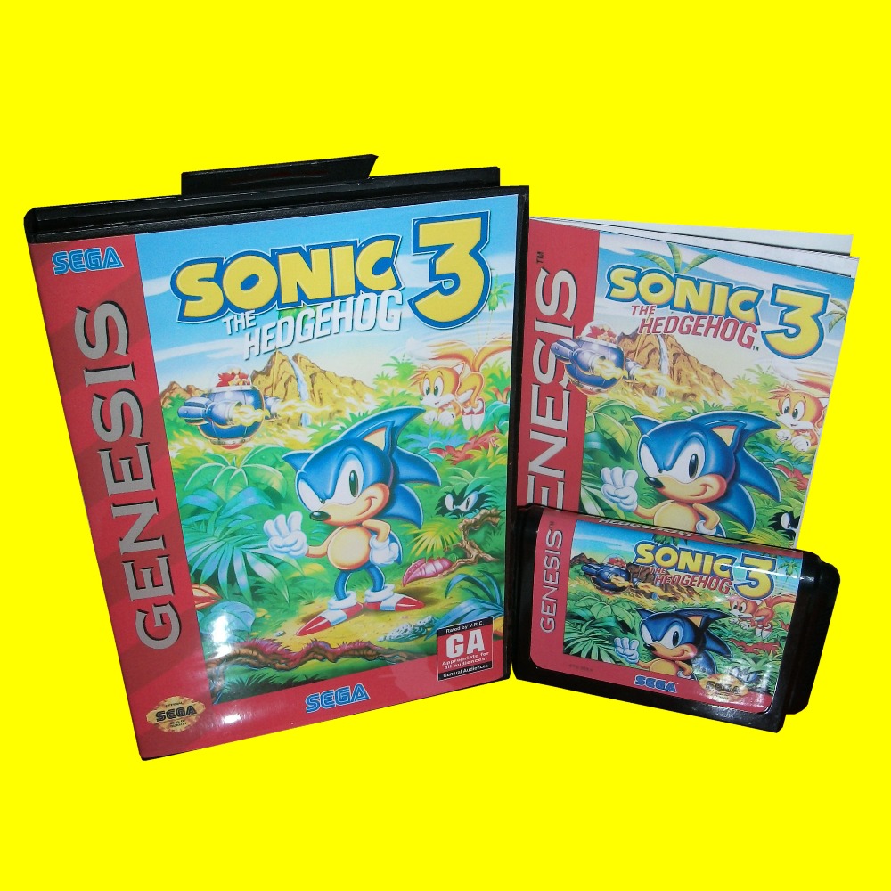 Mega Drive Software (without box&manual) SONIC THE HEDGEHOG 3, Game