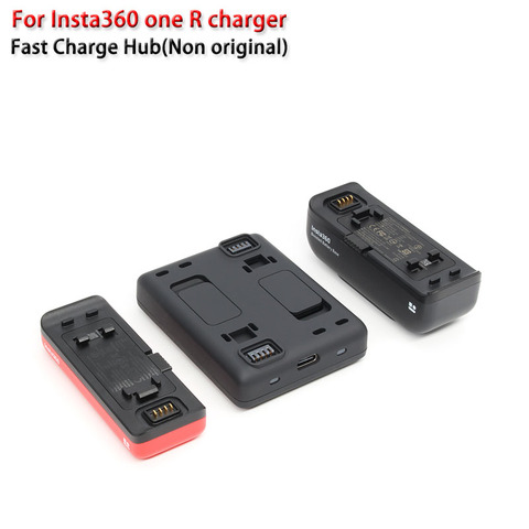 Non original charger  for insta360 one  r and  Battery Base/Boosted Battery Base Camera Accessories ► Photo 1/6