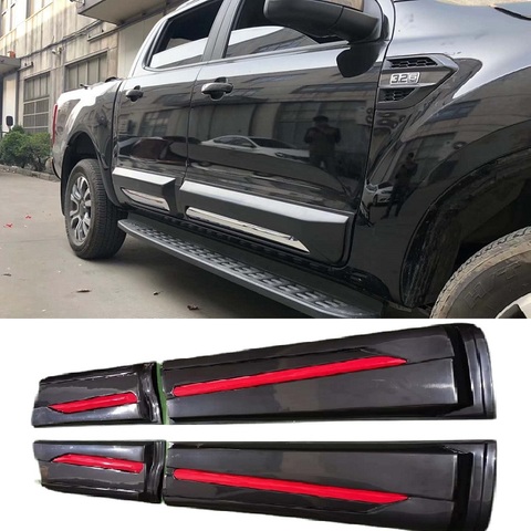 BODY CLADDING SIDE DOOR TRIMS PLATE FIT FOR T7  RANGER EXTERIOR BODY CLADDING KITS ACCESSORIES WILDTRADK  T7 2015-2017 ► Photo 1/5