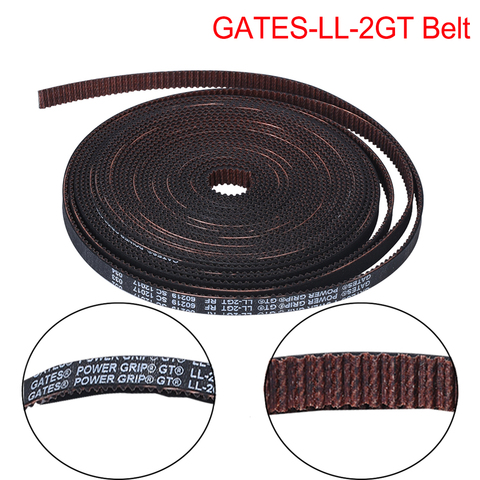 GATES-LL-2GT 2GT Belt Synchronous Belt GT2 Timing Belt 3D Printer Parts Width 6MM 10MM VS GT2-6MM Open Timing Belt For Ender 3 ► Photo 1/6