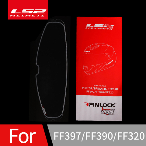 Original LS2 FF397 motorcycle helmet visor clear Pinlock Anti-fog patch Suitable for LS2 FF390 Breaker helmet Lens Anti-fog Film ► Photo 1/1