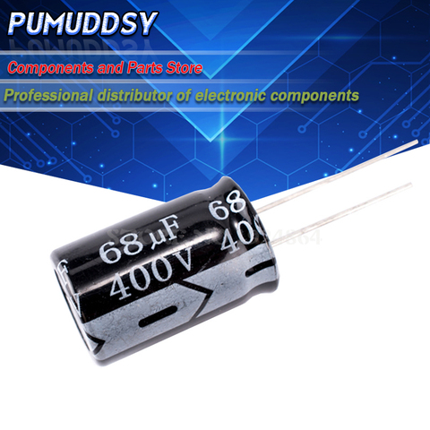 5PCS Higt quality 400V68UF 16*25mm 68UF 400V 16*25 Electrolytic capacitor ► Photo 1/2