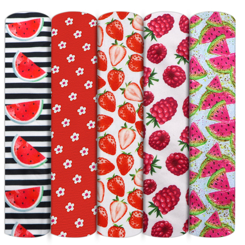 Fruit Strawberry Watermelon 100% Cotton Fabric Sewing Quilting Needlework Material DIY  Cloth,1Yc14105 ► Photo 1/4