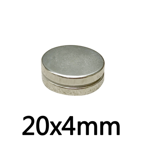 2/5/10/20PCS 20x4 Permanent Round Magnets 20mm X 4mm Neodymium Magnet N35 20x4mm Strong Magnetic Magnets 20*4 Powerful Magnets ► Photo 1/4