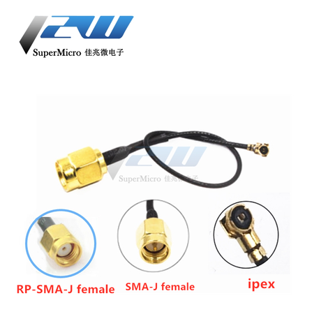 5pcs Antenna Converter Cable U FL/IPX to SMA Male Connector RF1.13 Pigtail SMA Male Cable for IPEX WiFi Antenna Cable RP-SMA-J ► Photo 1/5