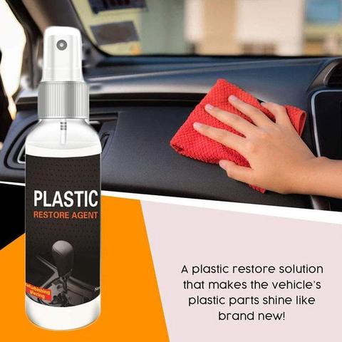 100ml Plastic parts wax instrument panel retreading agent Car Interior Auto Plastic Renovated Coating Paste Maintenance Agent ► Photo 1/6