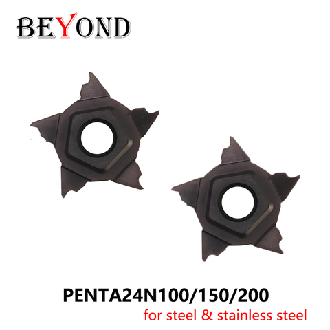 BEYOND PENTA24N100 PENTA24N150 PENTA24N200 BBM18 Carbide Cutting Inserts PENTA24N PENTA 100 150 200 for P M Turning Lathe Tools ► Photo 1/2