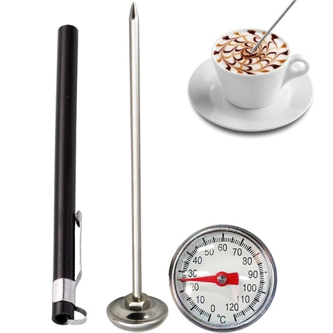 Stainless Steel Probe Thermometer Instant Read Kitchen Food Cooking Milk Coffee Meat BBQ Safely Kitchen Tools ► Photo 1/6