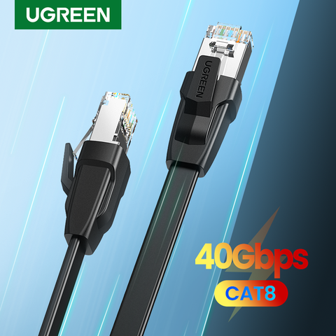 UGREEN Cat8 Ethernet Cable 40Gbps RJ 45 Network Cable Lan RJ45 Patch Cord  for PS4 Laptop PC PS 4 Router Cat 8 Cable Ethernet - Price history & Review