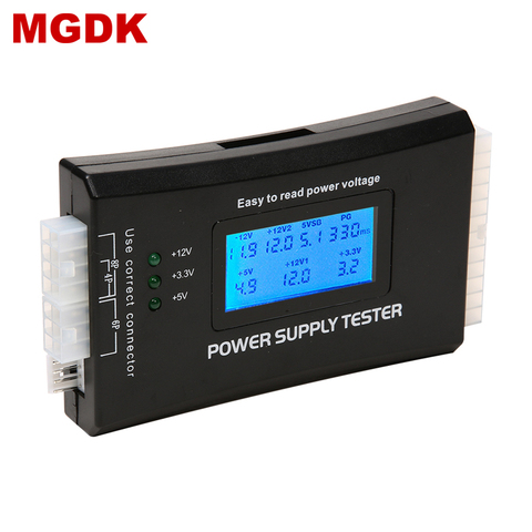 Digital LCD Display PC Computer ATX 20/24 Pin Power Supply Tester Check Supply Power Measuring Diagnostic Tester Tools ► Photo 1/6