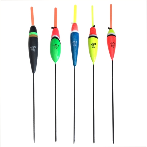 OLOEY 10Pcs/Lot Fishing Floats Set Buoy Bobber Fishing Stick Floats Fluctuate Mix Size Color Flotador For Fish Accessories Buoyb ► Photo 1/6