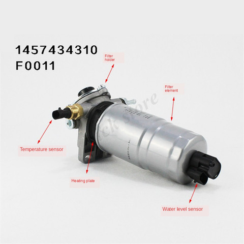 Fuel Filter Assembly With Heating 1457434310 F0011-D CX0712E2 Diesel Filter For JAC JMC Foton Truck ► Photo 1/5