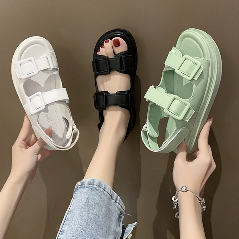 Clogs With Heel Flat Sandal Shoe Female Sandals Comfort Shoes For Women 2022 Women's Med Clear Heels Thick Flower Ladies ► Photo 1/5