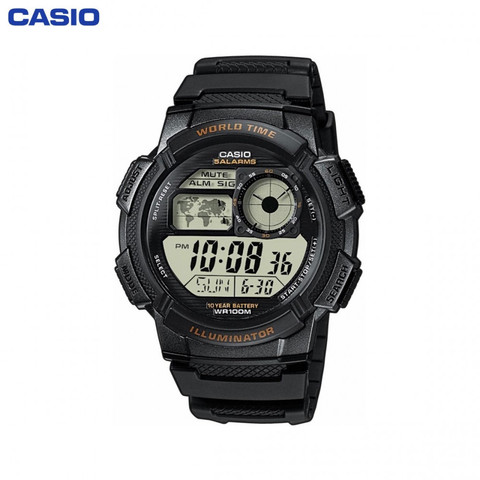  Quartz Wristwatches Casio AE-1000W-1A mens waterproof watch wrist watches accessories	 Plastic strap 	 ► Photo 1/2