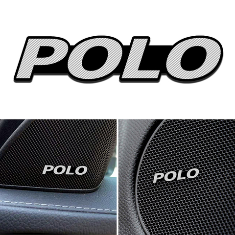 4pcs Excellent car styling car audio decorate for Volkswagen VW Polo Scirocco CC GOLF 7 Golf 6 MK6 Tiguan Car Accessories ► Photo 1/5