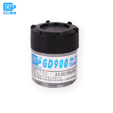 GD900 Thermal Conductive Grease Paste Silicone Plaster Heatsink Compound High Performance CPU intel AMD CN30/CN150 4.8/6W/M-K ► Photo 1/6