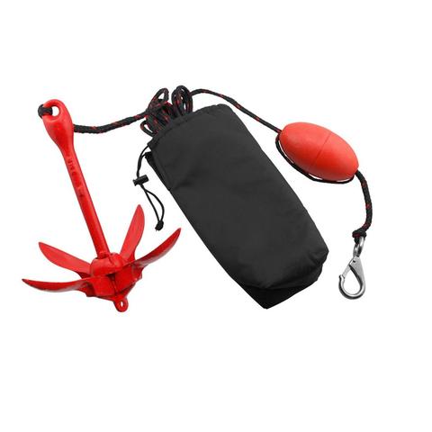 Marine Anchor, Grapnel Anchor Kit for Kayaks, Canoes Paddle Boards (3.3 lbs) ► Photo 1/6