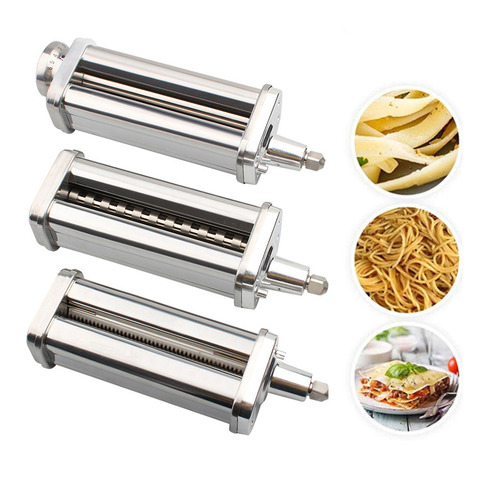Pasta Maker Stainless Steel Pasta Spaghetti Roller Stand Type Mixer Noodle Press Attachment Kitchen Tool For KitchenAid ► Photo 1/6