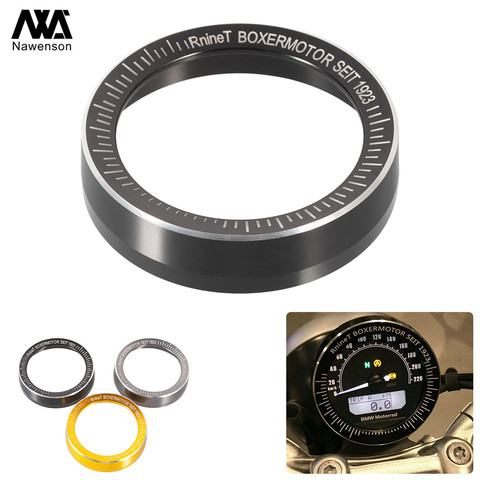 CNC Aluminum Motorcycle Speedometer Bezel Gauge Ring Tachometer Trim Cover For BMW R Nine T R9T 2016-2022 2017 ► Photo 1/6