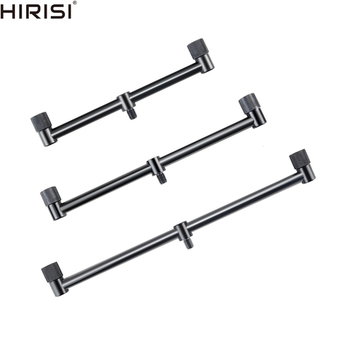 2 x Hirisi Mini Short Black Buzz Bars 20cm 25cm 30cm Carp Coarse Fishing Equipment for 2 Rods ► Photo 1/6