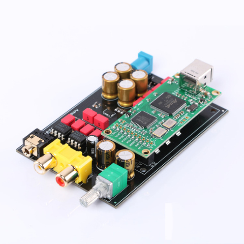 ES9038 Sound Card USB Decoder Board DAC DSD Compatible Amanero XMOS+CPLD USB Card ► Photo 1/4