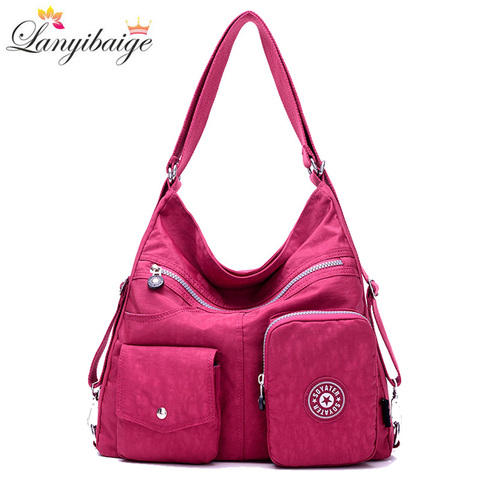 Brands luxury handbags women bags designer waterproof nylon crossbody bags for women 2022 large capacity lady shoulder bag tote ► Photo 1/6