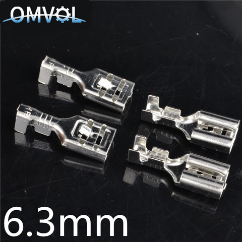 50PCS 6.3mm Crimp Terminal Connector ► Photo 1/6