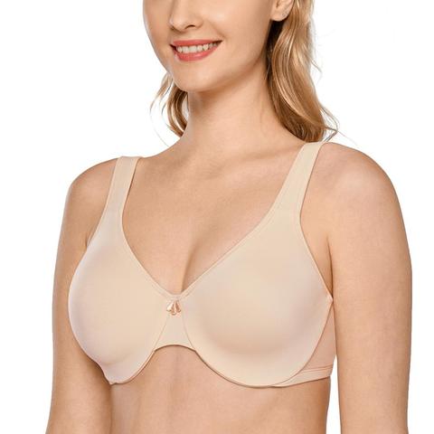 Women's Smooth Full Coverage Underwire Seamless Minimizer Bra Plus Size ► Photo 1/6