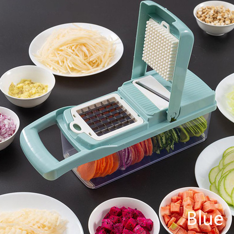 Manual Vegetable Cutter Slicer Kitchen Accessories Multifunctional Round Mandoline Slicer Potato Cheese Kitchen Gadgets ► Photo 1/6