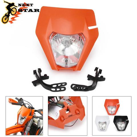 S2 Head Light Headlight Headlamp Lamp For KTM EXC XCF SX SXF XC XCF SMR CR YZF DRZ Supermoto 125 150 250 350 450 530 Motorcycle ► Photo 1/6