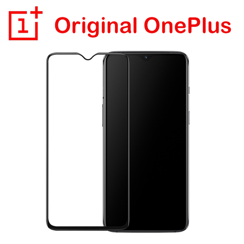 Original Oneplus 7T / 6T / 7 3D Tempered Glass Full Cover Screen Protector Perfect Fit Curved Edge 9H Clear Oleophobic Coating ► Photo 1/6