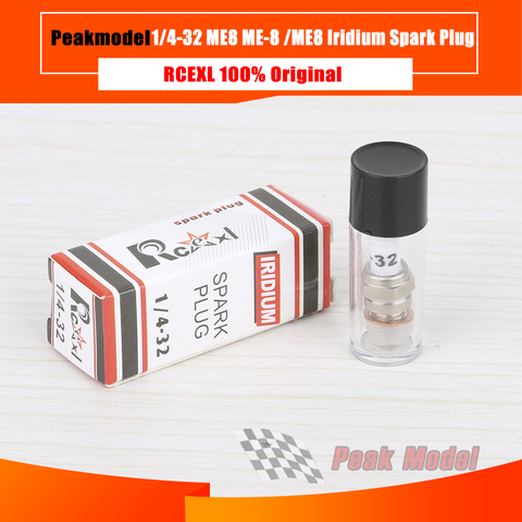 Rcexl 1/4-32  ME8 ME-8 /ME8 Iridium  Spark Plug for RC JBA NGH Gasoline Engine ► Photo 1/4