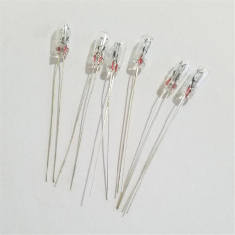 10pcs Miniature 3mm 6V 12V 24V Lamp Light Bulb Edison Incandescent Filament Rice ► Photo 1/6