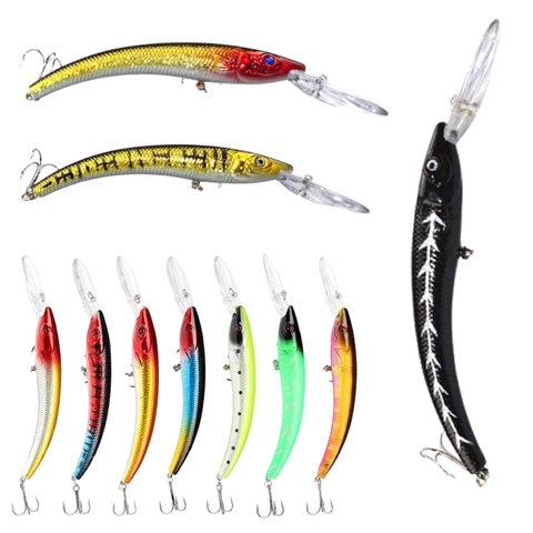 1PCS 15.5cm 15.3g Wobbler Fishing Lure Big Minnow Crankbait Peche Bass Trolling Artificial Bait Pike Carp Kosadaka ► Photo 1/6