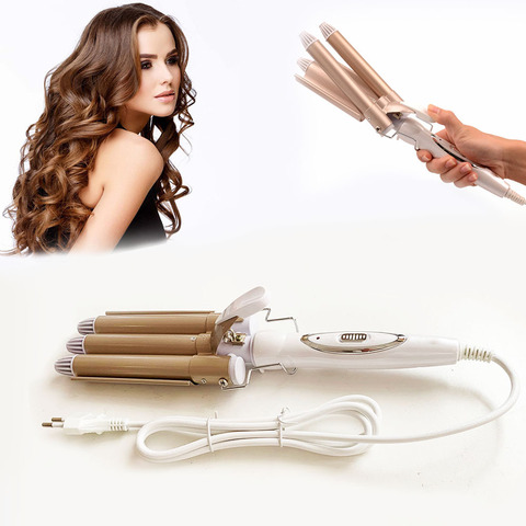 Kemei Professional hair care & styling tools Curling hair curler Wave Hair styler curling irons Hair crimper krultang iron   5 ► Photo 1/6