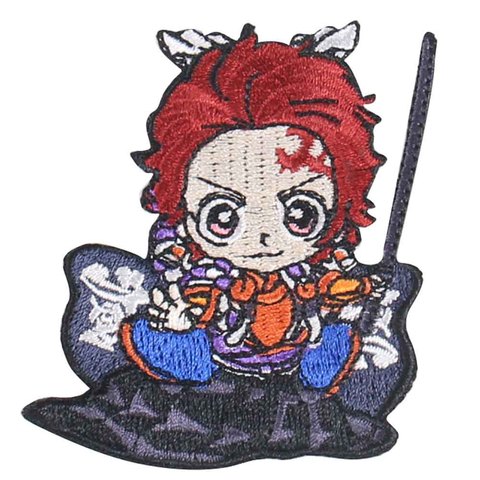 2022 New Arrival Japan Anime Demon Sailor Iron On Embroidered Clothes Patch For Clothing Kamado Tanjirou Kamado Nezuko ► Photo 1/6