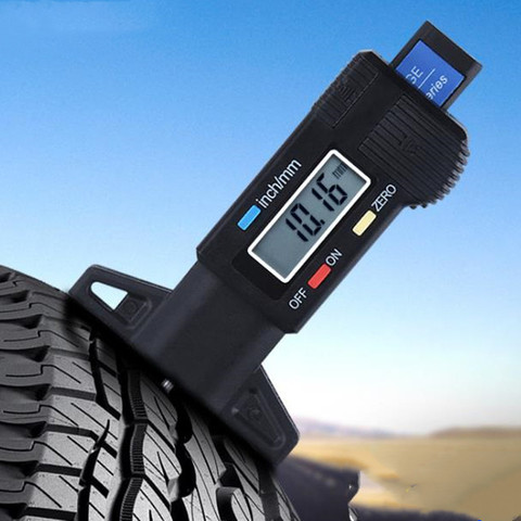 Digital Car Tyre Tire Tread Depth Gauge Meter Measurer Tool Caliper Thickness Gauges Tread Brake Pad Shoe Tire Monitoring System ► Photo 1/6