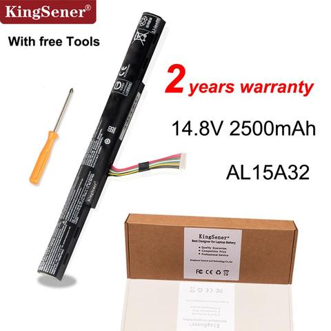 Kingsener AL15A32 Laptop Battery For Acer Aspire E5-422G 472 E5-473 E5-473G E5-522 522G E5-532 E5-532T E5-573G E5-553G V3-574G ► Photo 1/6