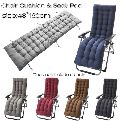 Lounge Chair Cushion Double, Outdoor Folding Chair Pads