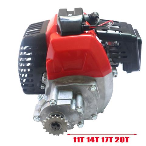 1E44-5 49cc Engine With Gearbox For 2 Stroke Mini Dirt bike Pocket Bike Mini Atv Parts ► Photo 1/5