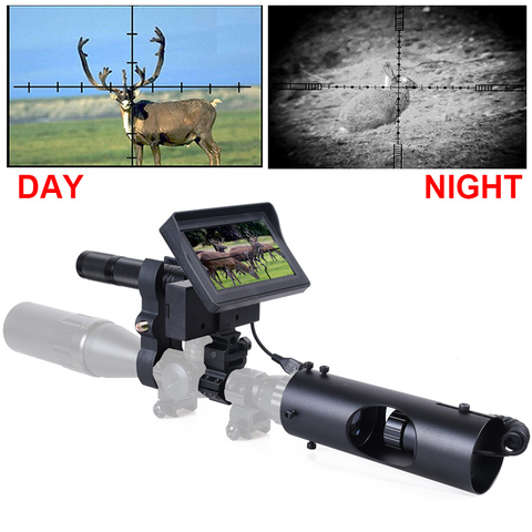 Hunting Night Vision for Rifle Scope Camera 850NM Infrared LED IR 200 meters Clear Vision Scope Device ► Photo 1/6