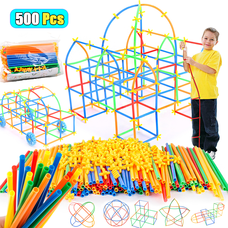 500pcs DIY Creative Intelligence Magic Stick Educational Plastic