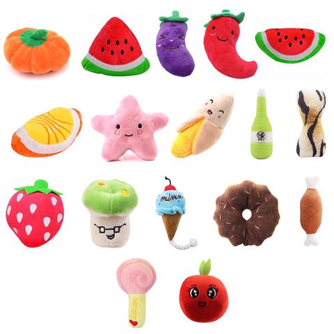 Pet Toy Cute Plush Puzzle for Dogs Cat Chew Squeaker Animals Cartoon Dog Toys Stuffed Squeaking Squeaky Toy for Pet ► Photo 1/1