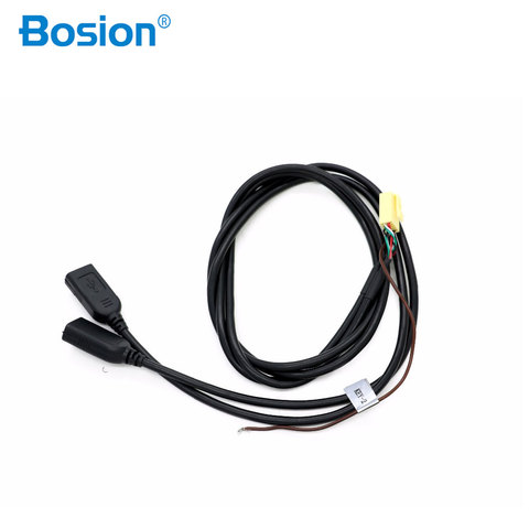 USB cable for android car radio long usb cable doube USB Head Unit 10Pin connector ► Photo 1/5