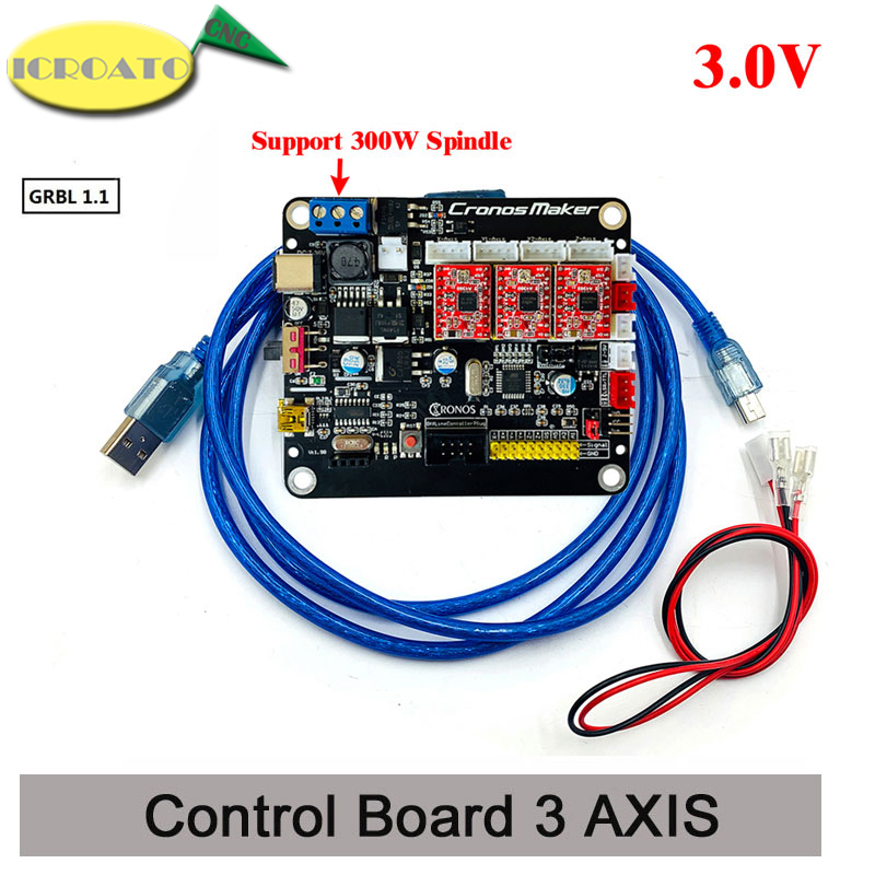 USB GRBL Controller Driver Board 3 Axis Stepper Motor Double For CNC Engraving 